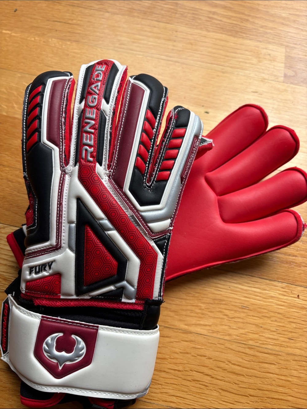 Renegade Fury Kids Red Goalkeeper Gloves